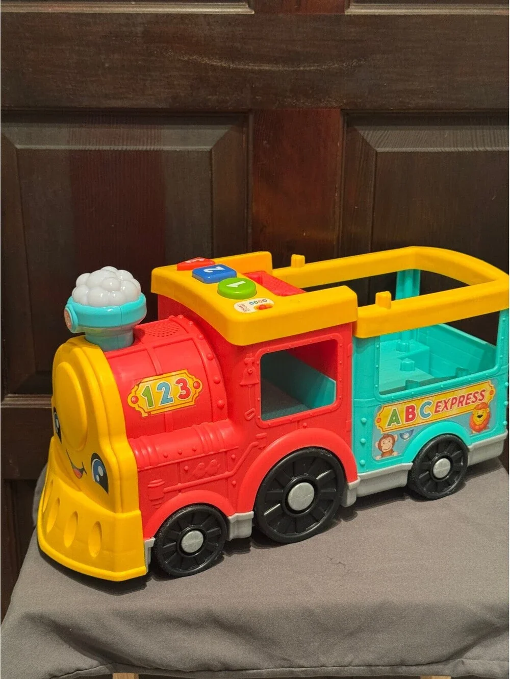 Fisher-Price Little People ABC Express Learning Train Toy Light & Sound Tested
